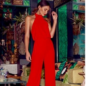 Red jumpsuit